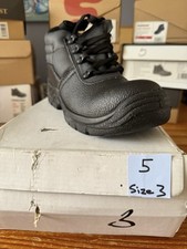 Safety Boots Black Size 3