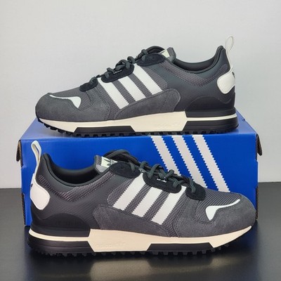 Adidas ZX 700 HD Men's Size 9 Athletic Shoes Gray Black Casual Footwear Sneakers