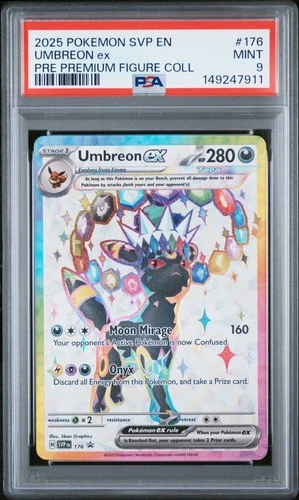 2025 POKEMON SVP EN-SV BLACK STAR PROMO #176 UMBREON EX PSA 9