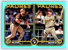 2024 Topps Update #US227 Chandler Seagle / Mason McCoy RCOM Aqua