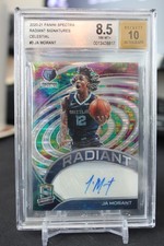 2020-21 panini spectra radiant signatures Ja Morant Celestial /35 BGS