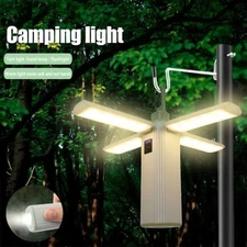 1-5XLED Flashlight Foldable Rechargeable Tent Light Camping Multifunctional Lamp
