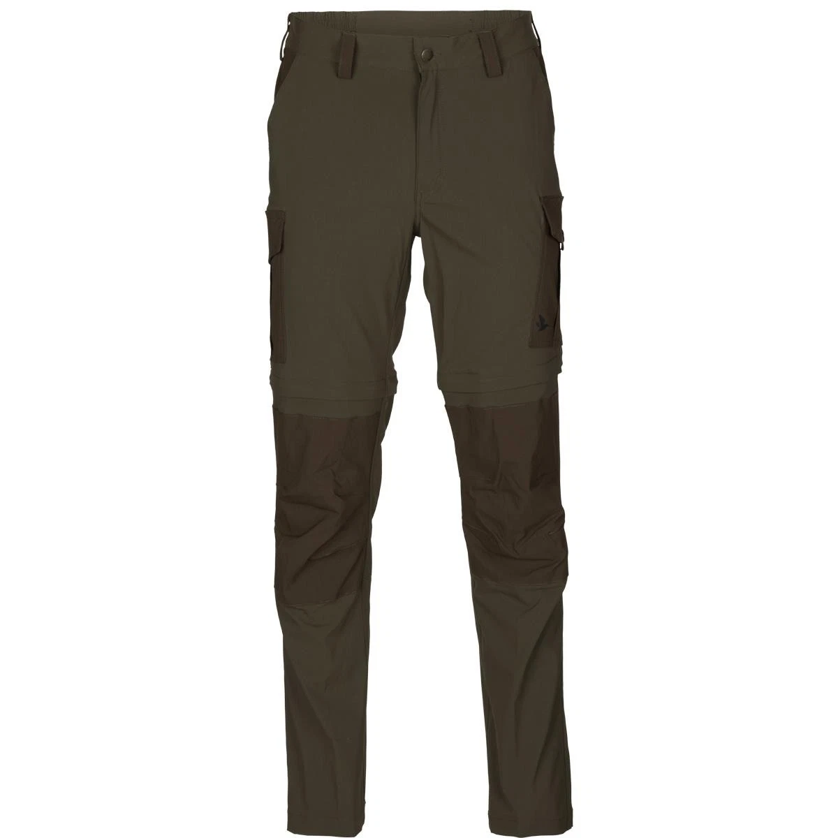 Seeland Mens Birch Zip Off Trousers Pine Green Demitasse Brown 32 To 44