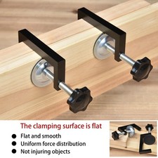 2Pcs Woodworking G-Clamps Heavy Duty Steel Fixing Clip Hand Screw Clamp Portable