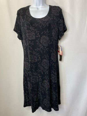 FILIGREE LTD Black Vintage Evening Cocktail Occasion Dress Size 16 HOCO Gala LBD