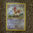 Pidgeotto 22/102 1st Edition Base Set Shadowless Pokémon Card WOTC