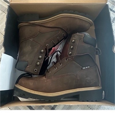 Noble Rivet 8'' Steel Toe Work Boot ASTM 2413-18 EH Men's Size 12W
