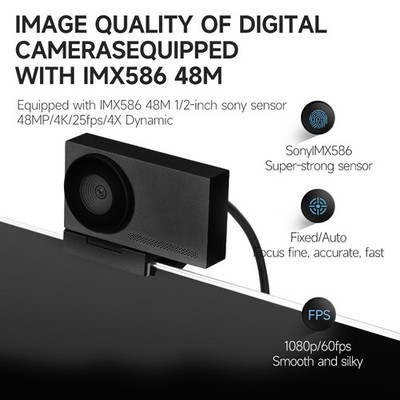 4K Webcam for PC/Mac with All-Metal Unibody Sculpted, Sony 1/2'' Sensor Lot of 28