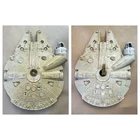 2x Vintage 1979 Kenner Original Star Wars Millennium Falcon Incomplete + Canopy