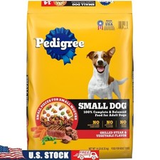 Complete Nutrition Dry Dog Food Grilled Steak Vegetable Small Breed 14 Lb Kibble 2.01 per pound