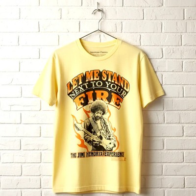 Jimi Hendrix Let Me Stand Next To Your Fire Men's T-Shirt
