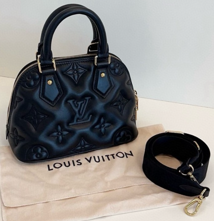 Louis Vuitton Monogram Empreinte Alma BB Crossbody Bag 2-Way Like New
