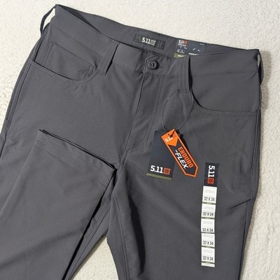 NEW 5.11 Tactical Pants Men 32/34 098 Volcanic Defender-Flex Light Slim Stretch