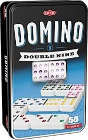 Selecta Tactic Domino Double Nine Spiel in einer Dose - Bild 1 von 1