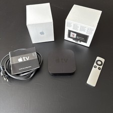 Apple TV A1469 | 3. Generation | Schwarz | Kabel, Fernbedienung & OVP, Gebraucht