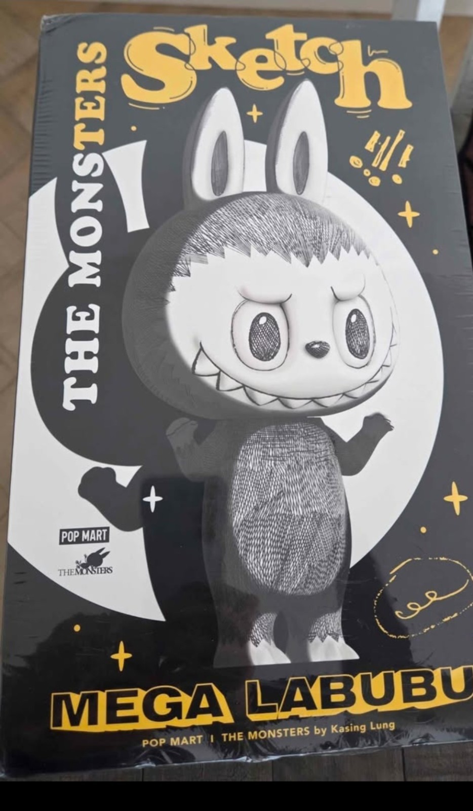 Popmart- Mega Labubu 400% "Sketch"