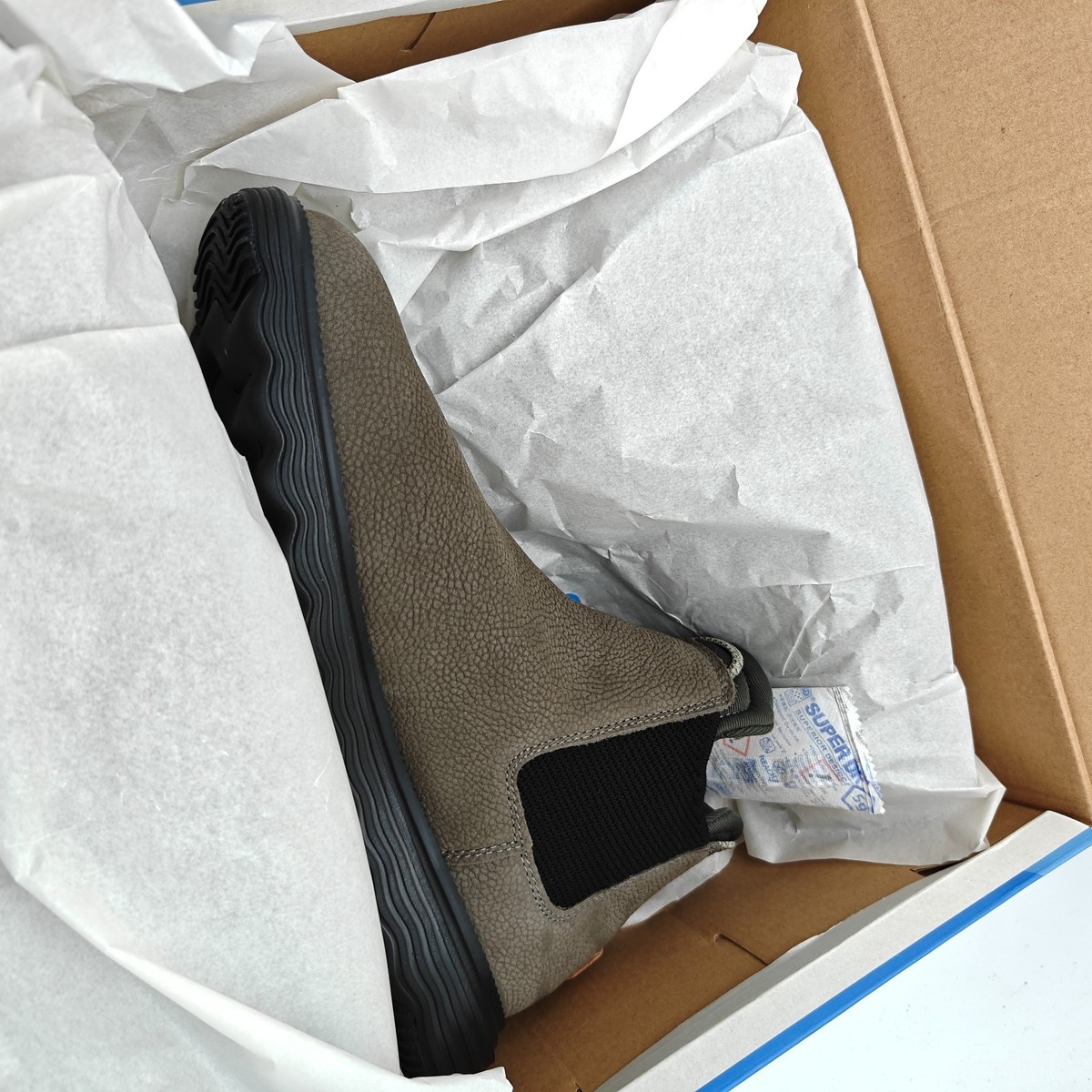 Hey Dude Boots Mens Size 15 Gray Branson Craft Leather Chelsea Ankle Pull On Hey Dude - Brandclub - HEYDUDE Branson Craft Leather Boot  main image 2