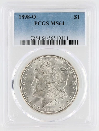 1898-O  Morgan Dollar PCGS MS64 New Orleans Minted Silver Dollar No Reserve