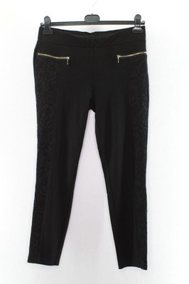 Amisu Damen Hose Gr. 44 Stoffhose Elegant Schwarz #DS-51