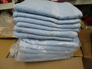 Gym//Spa Bath Towels Pack of 6 White 22/"X44/" 100/% Cotton 7 lb Economy Hotel