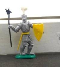 Crescent Swoppet Style Foot Knight with a Halberd and a Shield