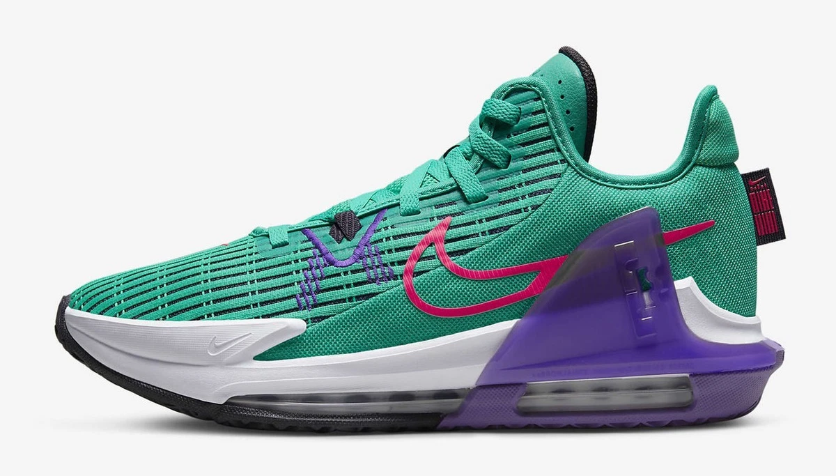 Nike LeBron Witness VI 6 Mens Basketball Shoes Teal Pink CZ4052