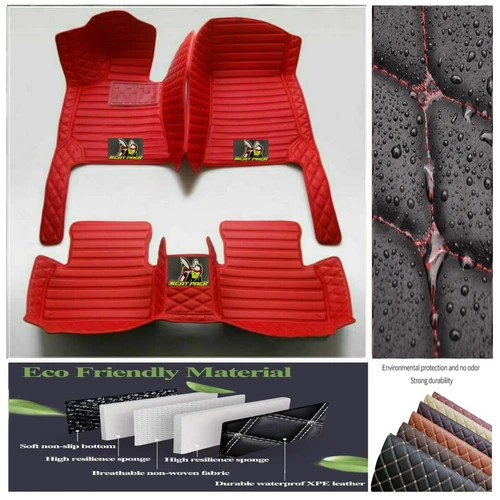 For Dodge Challenger RT Scat Pack Car Floor Mats Custom Auto Carpet Waterproof - Imagen 29 de 44