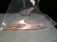 (6) #16 Hi-Moly 135 Split Point Black/Gold Finish Heavy Duty Screw Machine Drill