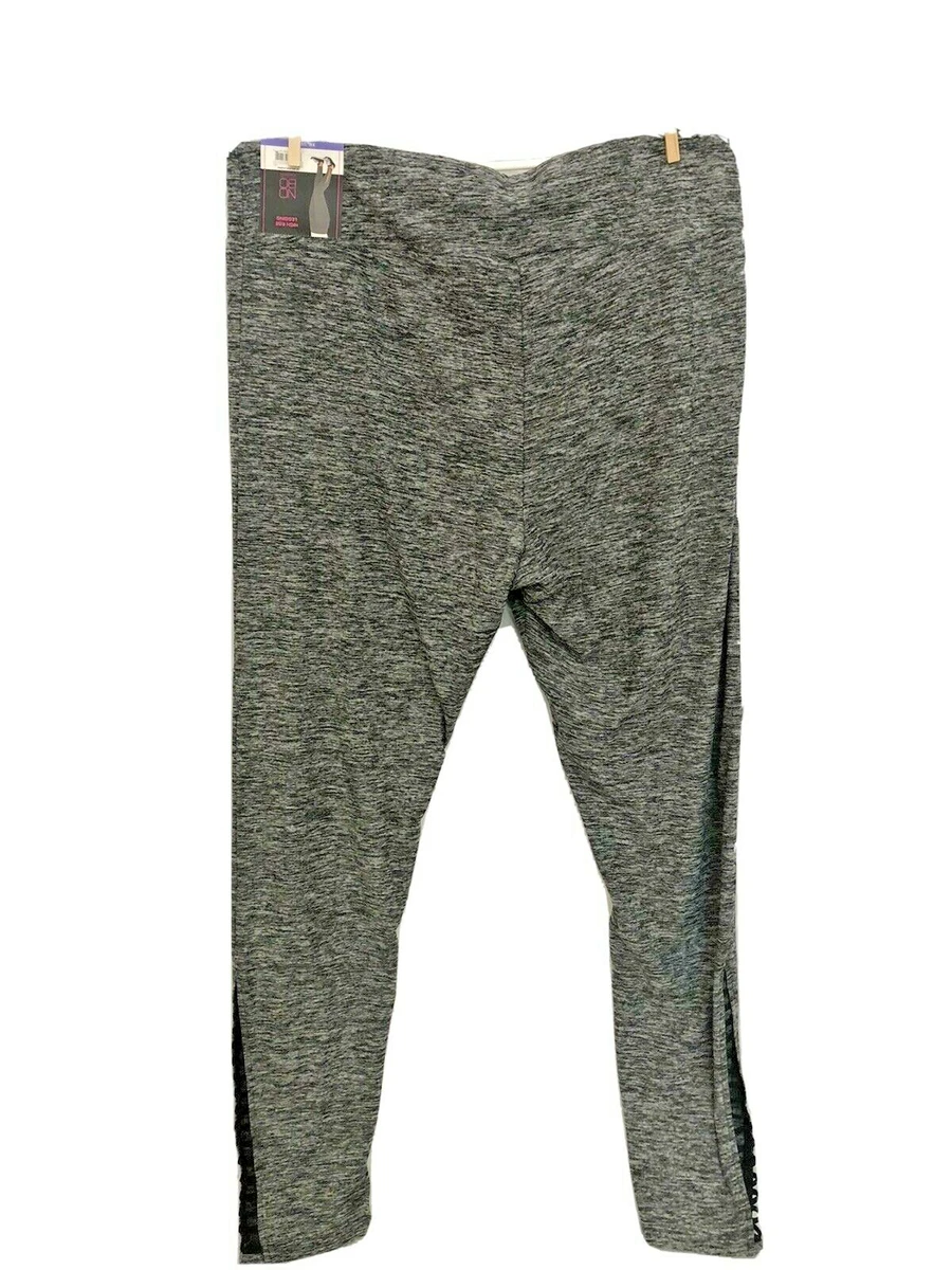 Walmart Brand Women's Gray High Rise Leggings Size 19 XXL/2XG