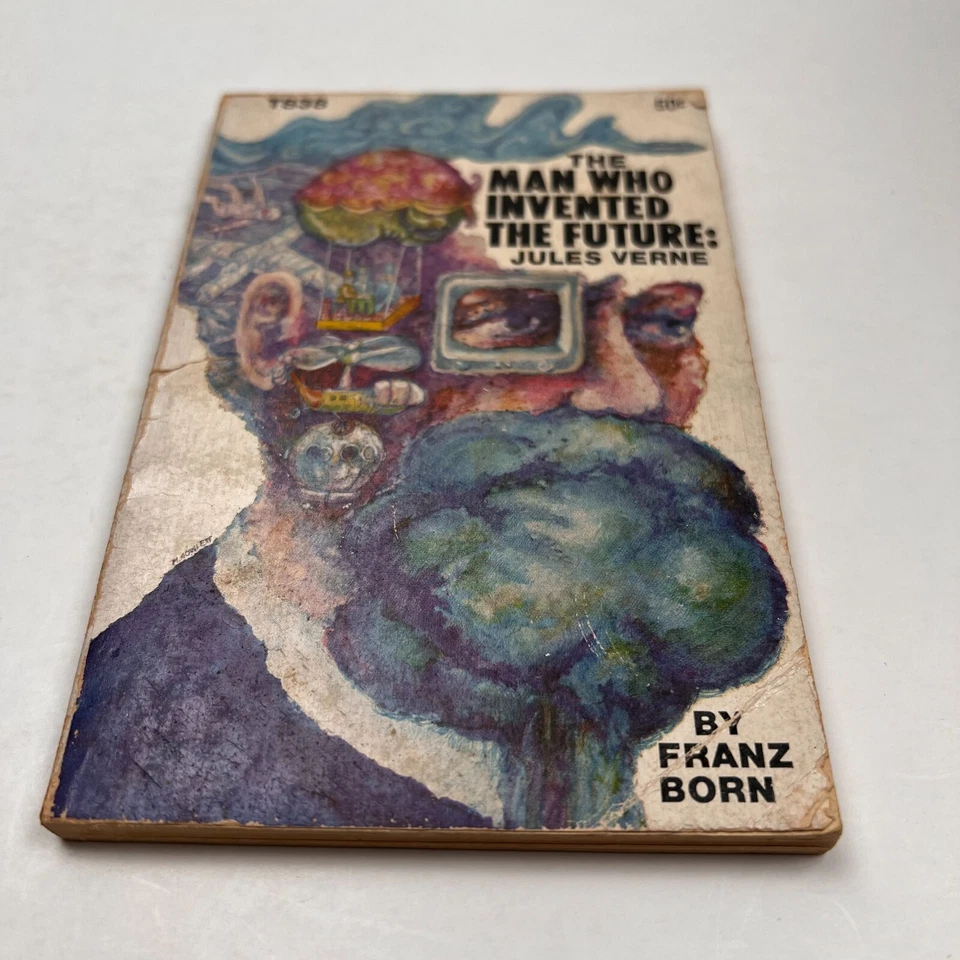JULES VERNE: THE MAN WHO INVENTED THE FUTURE by Franz Born Scholastic Books PB Foto 4 de 4