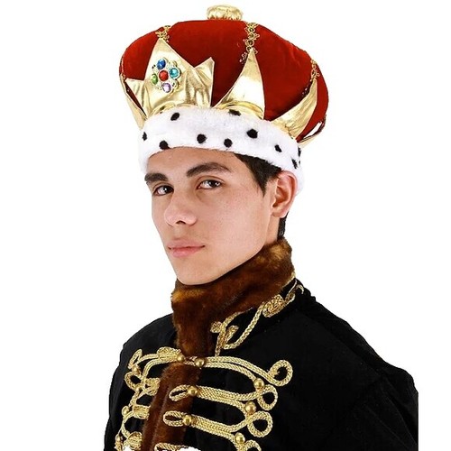 Black Crown, Goth Wedding Crown, Red Crystal Crown, Cosplay  display picture 1