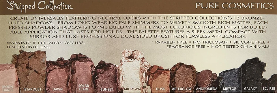 Eyeshadow Palette! 12 Colors!! With Brush NEW IN BOX BY Pure Cosmetics - Image 4 of 4