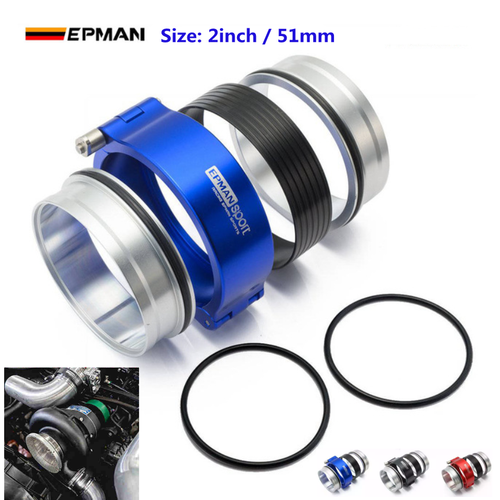 Exhaust V-band Clamp High Pressure HD Clamps For 2" OD Turbo/ Intercooler Pipe - Picture 2 of 11