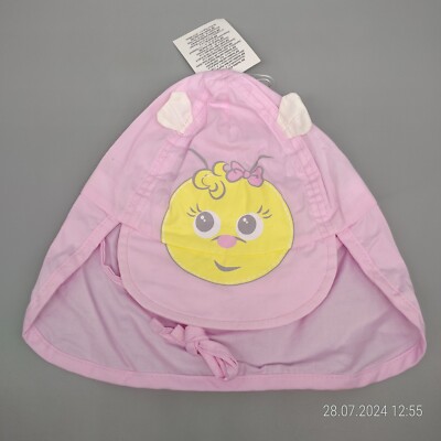 Ergee Baby Sommermütze Sonnenschutz [45-47 * 9-12 Mo] Schirm Nackenschutz ~ Neu