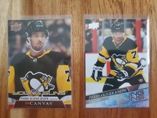2020 21 Upper Deck Pierre-Olivier Joseph Young Guns Lot! Base & Canvas #216 C101