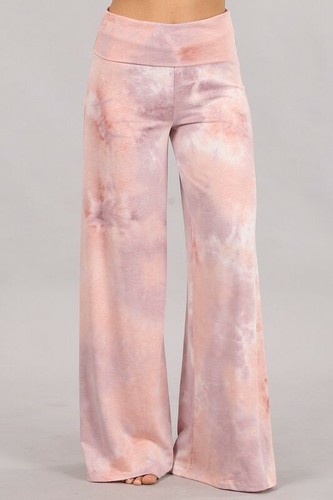 Mauve Tie Dye Palazzo Pants 2XL | eBay