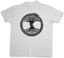 OUROBOROS YGGDRASIL T-SHIRT Uroboros Ancient Myths Mythologie Snake Arsen Celtic
