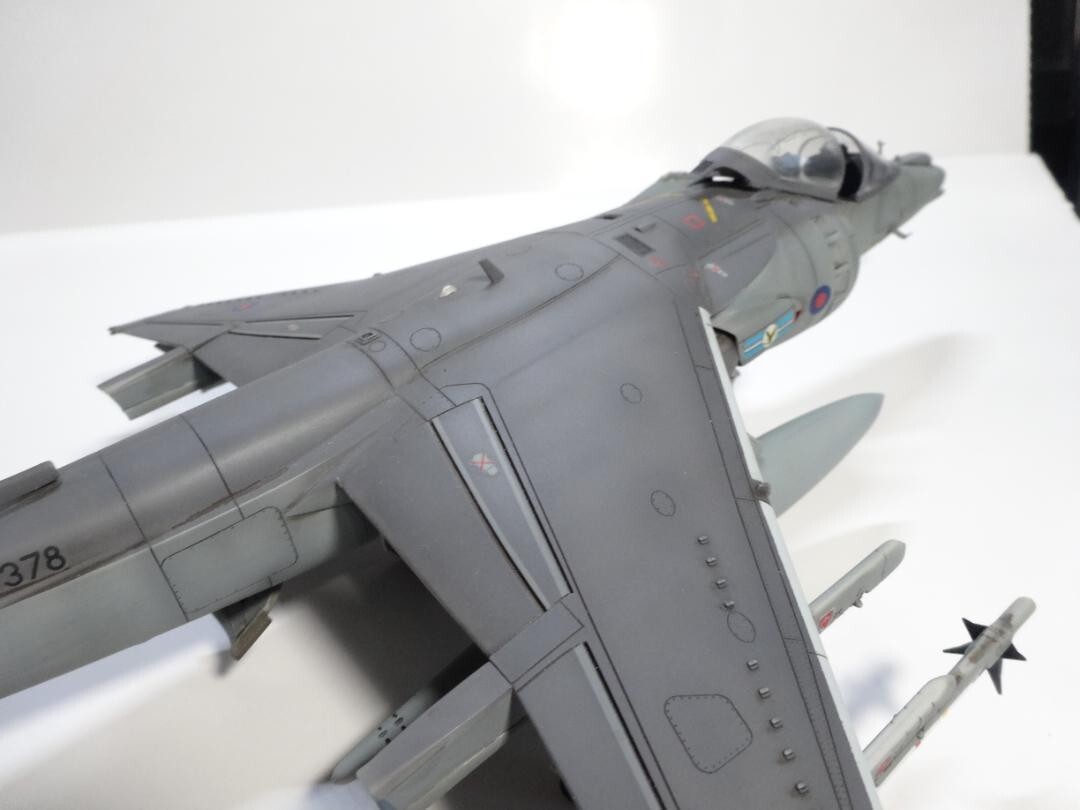 ハセガワ 1/48「イギリス空軍 ハリアー GR Mk.VII 」完成品 ハセガワ 1/48「イギリス空軍 ハリアー GR Mk.VII 」完成品