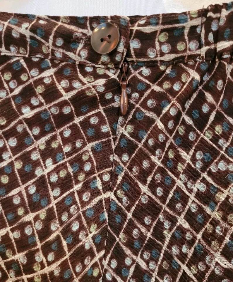 Covington Women's Size 4 A Line Skirt Multicolored Sheer, Dressy, Professional - Imagem 4 de 4