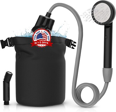 Electrica bomba de ducha portátil para acampar al aire libre exterior USB carga