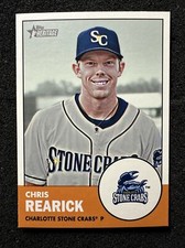 CHRIS REARICK #133 2012 Topps Heritage Minor League Edition Rookie/Prospect QTY