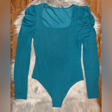 Women s Long Sleeve Ribbed Bodysuit