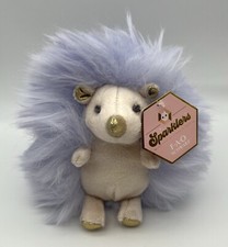 NWT FAO Schwarz Sparklers Lavender Purple Hedgehog Plush Toy