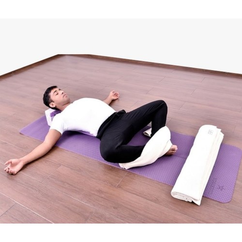Cotton Yoga Blanket, Iyengar Yoga Blanket for Restorative Yoga Handwoven Blanket - Picture 9 of 14
