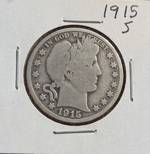 1915-S San Francisco Mint Silver Barber Quarter