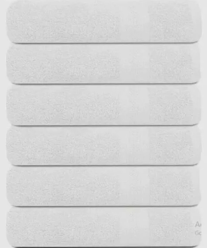 S For Bathroom Absorbent Shower Towel Bulk Set Of 6