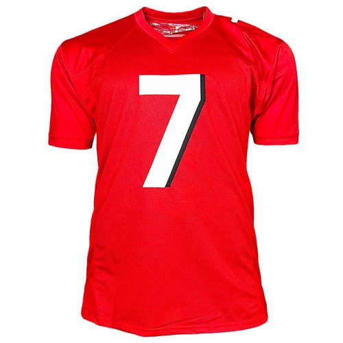 Bijan Robinson Signed Atlanta Red Football Jersey (Beckett) - Picture 3 of 3