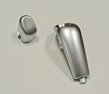 2004-2006 Pontiac GTO Automatic Shifter Shift Knob Push Button Bezel AT SILVER