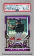 Fernando Tatis Jr 2015 Elite Extra Edition Purple Die Cut #/75 RC PSA 8 Auto 10