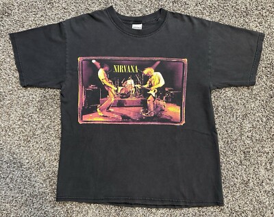 NIRVANA FROM THE MUDDY BANKS NAVY TEE